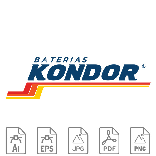 Logotipo Baterias Kondor Positivo