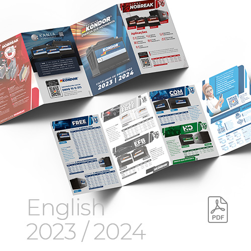 Baterias Kondor Catalogo Auto 2023-2024 Eng